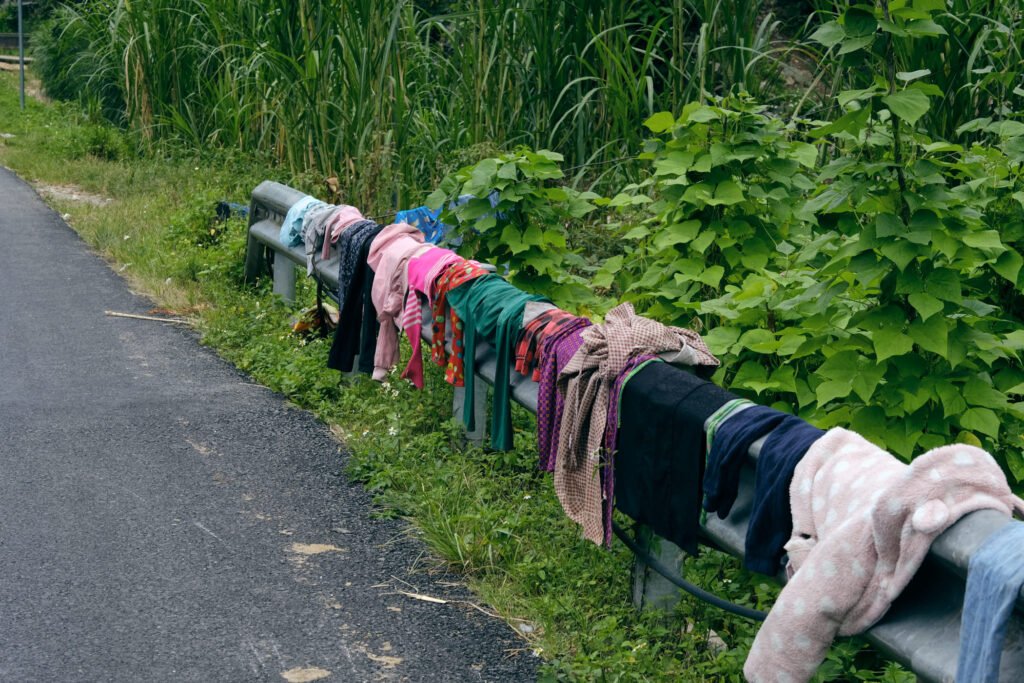 A clothes line..